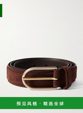 1h可退 香港直邮andersons 男士 3cm 绒面革皮带 A0014PL11AF3851