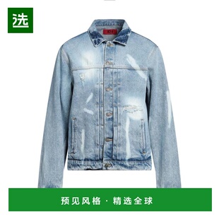 1h可退 【美国直邮】424 男士 外套单排扣多个口袋长袖时尚百搭潮