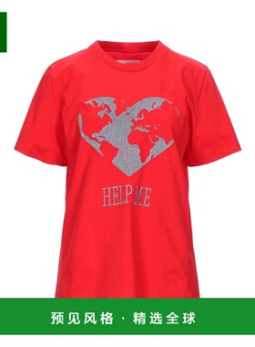 1h可退 香港直邮Alberta Ferretti 女士 T恤 red红色 舒适时尚