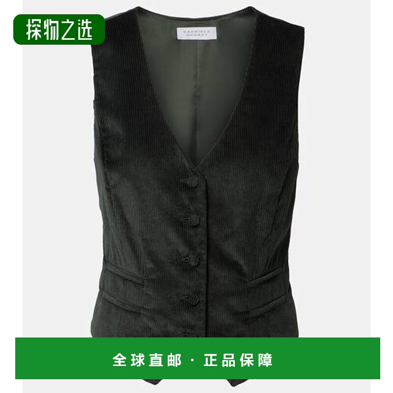 香港直邮Gabriela Hearst 女士 Coleridge 棉质灯芯绒背心