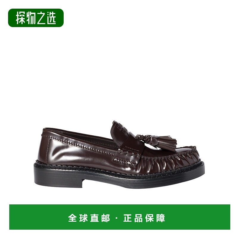 香港直邮Miu Miu 流苏乐福鞋单鞋一脚蹬缪缪 5D497E055F030