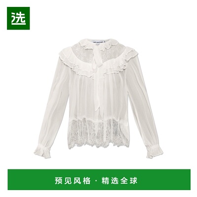 香港直邮SELF-PORTRAIT 女士衬衫 RS26192TW0WHITE SS2026泡泡袖