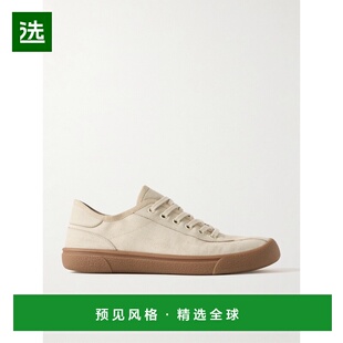 1h可退 香港直邮The Row 女士 帆布运动鞋 F1611SPC beige米色 舒