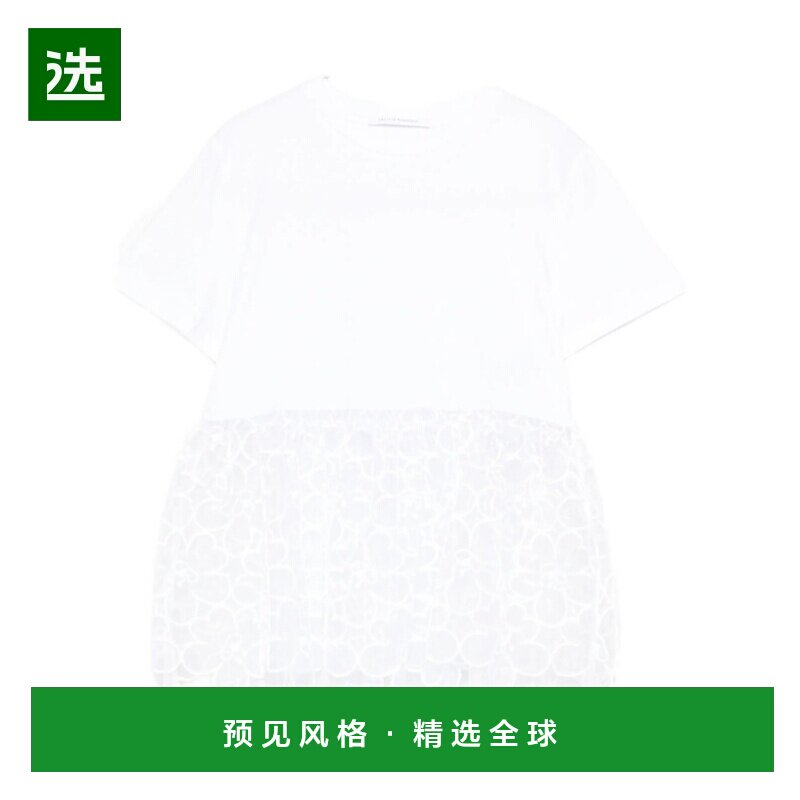 香港直邮CECILIE BAHNSEN 女士T恤 RTW19004CONNIEWHITE短袖女装