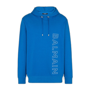 香港直邮Balmain 压纹 Balmain 连帽卫衣帽衫 BH1JT046BC22连帽衫