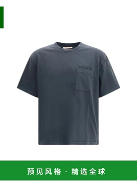 香港直邮MARNI 男士T恤 HUMU0358GXUSCY94TCN99 SS2026 黑色短袖