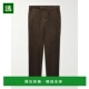 香港直邮zegna 棉混纺灯芯绒裤 杰尼亚 1h可退 男士 修身 子 R6R270
