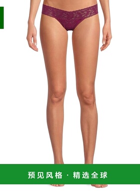 1h可退 香港直邮HANKY PANKY 汉基帕基 女士 标志蕾丝低腰丁字裤