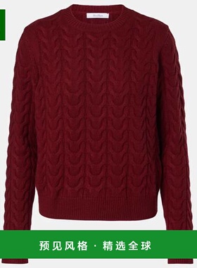 香港直邮MaxMara 麦斯玛拉 女士 Aramis 粗线针织羊绒毛衣