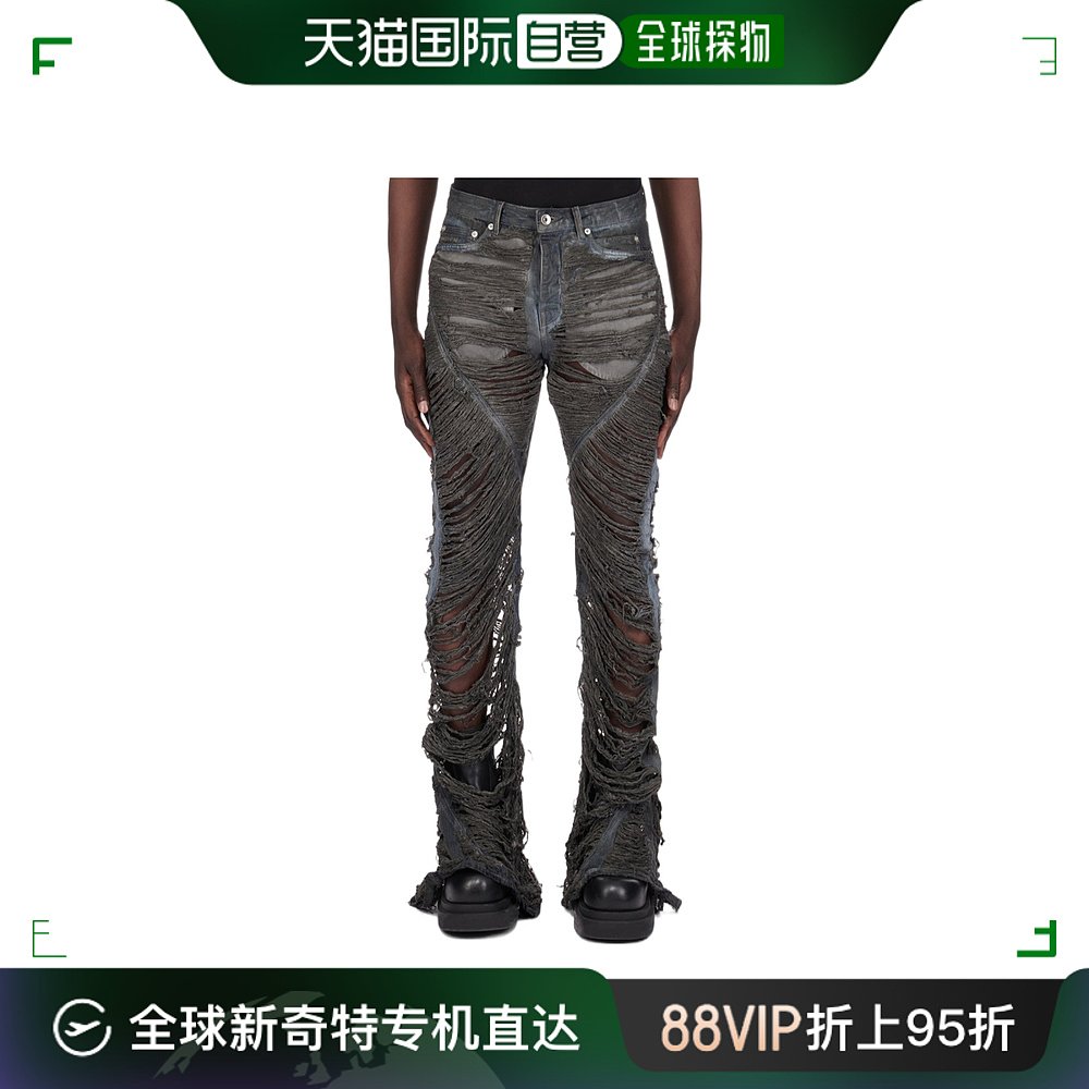 香港直邮Rick Owens Drkshdw直筒五袋牛仔裤 DU01D1352DFOSH