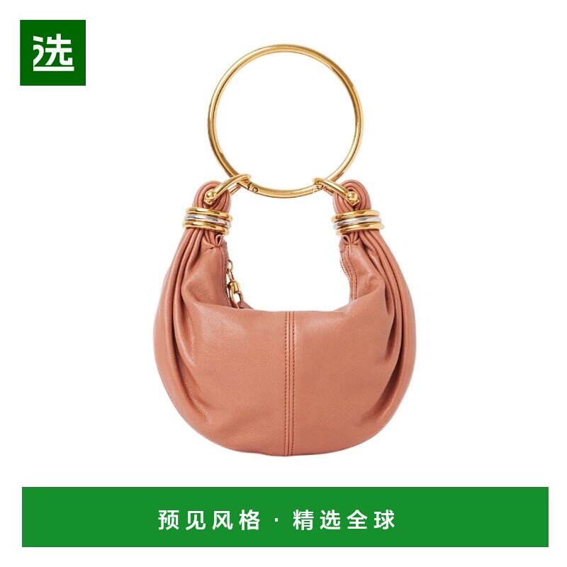香港直邮Chloe 粒面皮革迷你手提包手镯式流浪包 CH25AS623O37图片