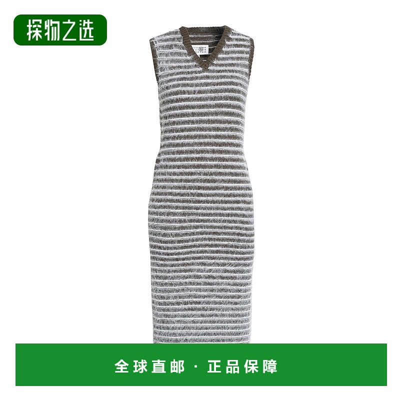 香港直邮Mm6 Maison Margiela 马丁·马吉拉 MM6 女士 中长连衣裙