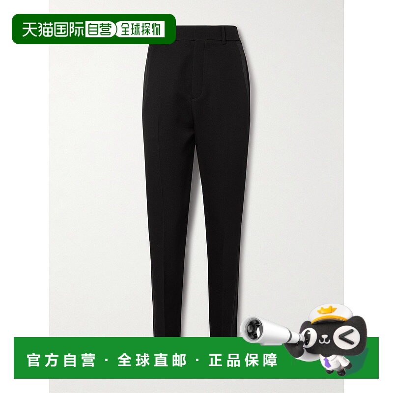 1h可退 香港直邮Saint Laurent 圣罗兰 女士 de poudre 粒纹羊毛