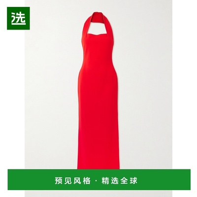 1h可退 香港直邮SOLACE LONDON 女士 Illona 绉纱挂脖睡裙 OS4404