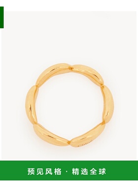 1h可退 香港直邮Chloe 蔻依 女士 徽标双环戒指 C24AFR67CB7指环