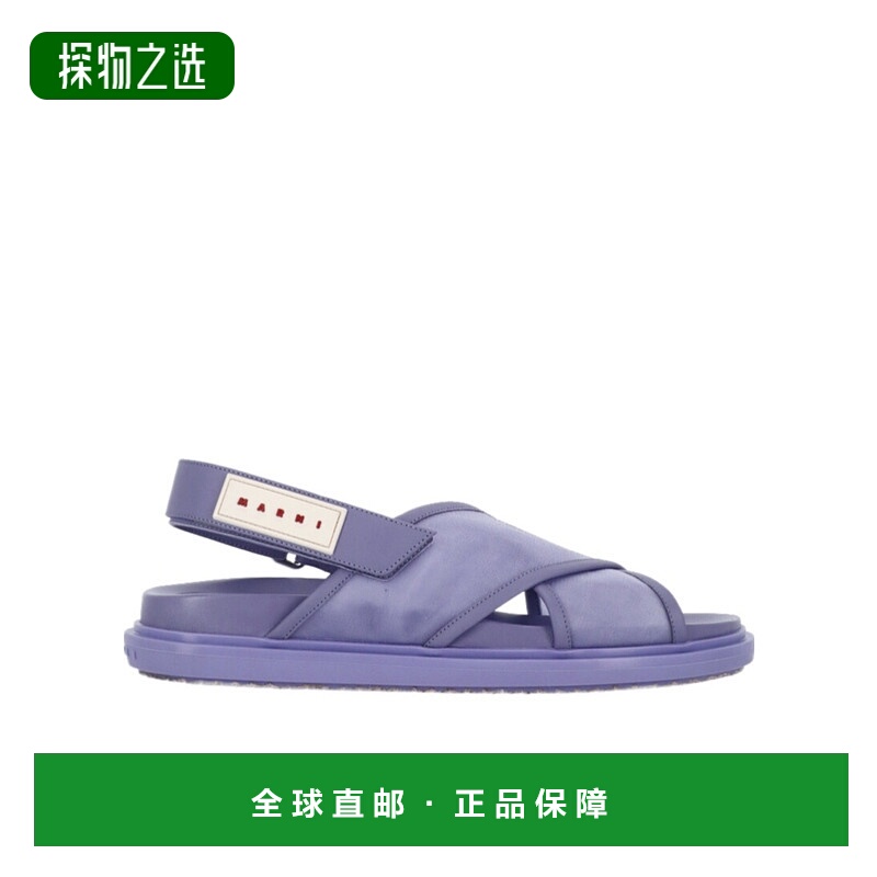 香港直邮Marni 圆头平底凉鞋 FBMS016401P6392