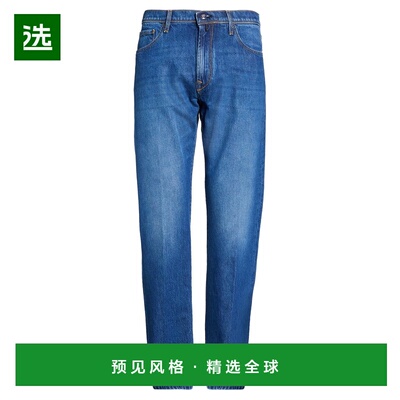 1h可退 香港直邮Incotex 男士 直筒裤 blue蓝色 舒适时尚