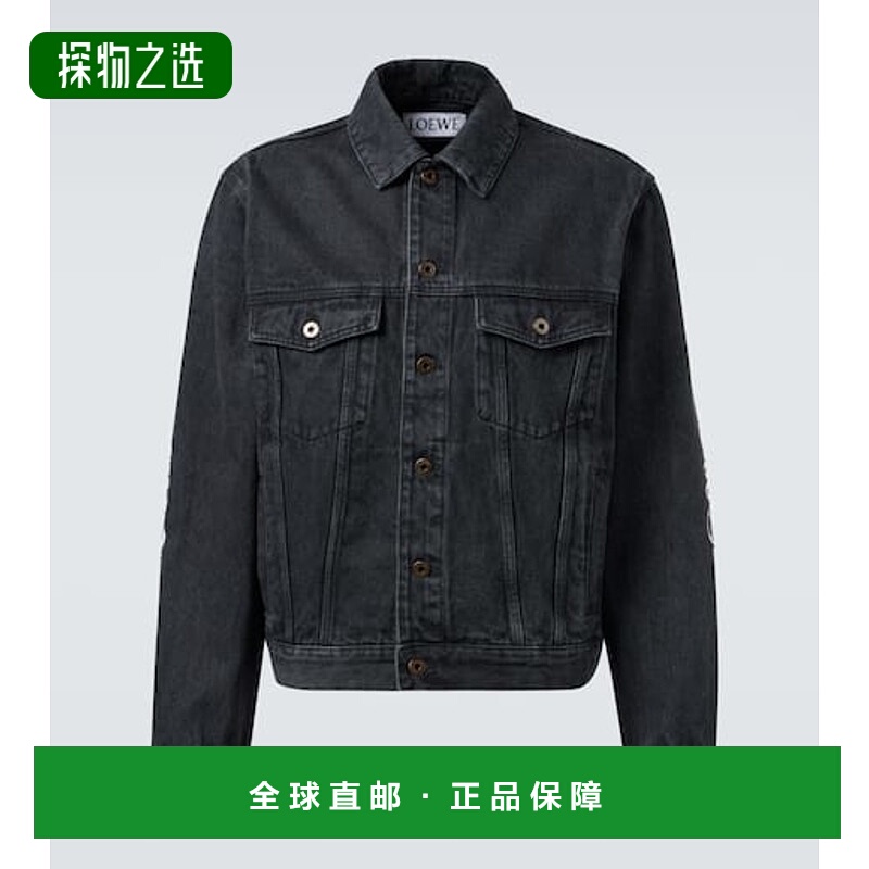 香港直邮LOEWE 罗意威 男士 Anagram 牛仔布夹克