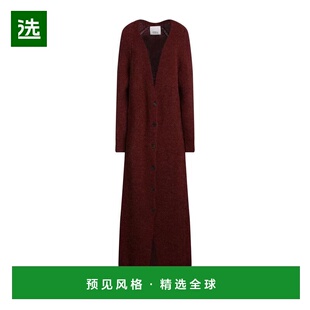 1h可退 【美国直邮】ERIKA CAVALLINI女士毛衣长款羊毛针织连帽女