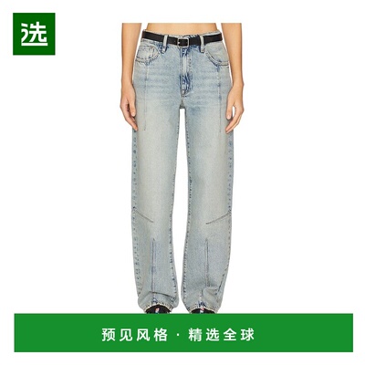 1h可退 香港直邮Triarchy 女士 Goldie Darted 中腰直筒裤 208810