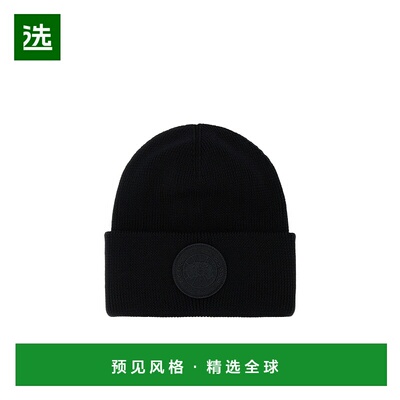 香港直邮Canada Goose Ribbed knit hat 6936M针织帽