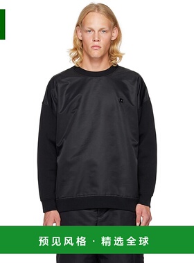 1h可退 香港直邮Valentino 华伦天奴 男士 黑色铆钉套头衫 1V0KC2