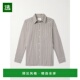 条纹有机棉质府绸衬衫 1h可退 Colby 50009 Nn07 男士