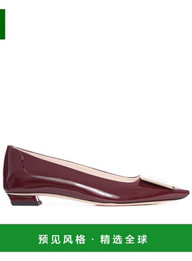 香港直邮Roger Vivier Belle Vivier 方头低跟鞋 RVW00700920D1P