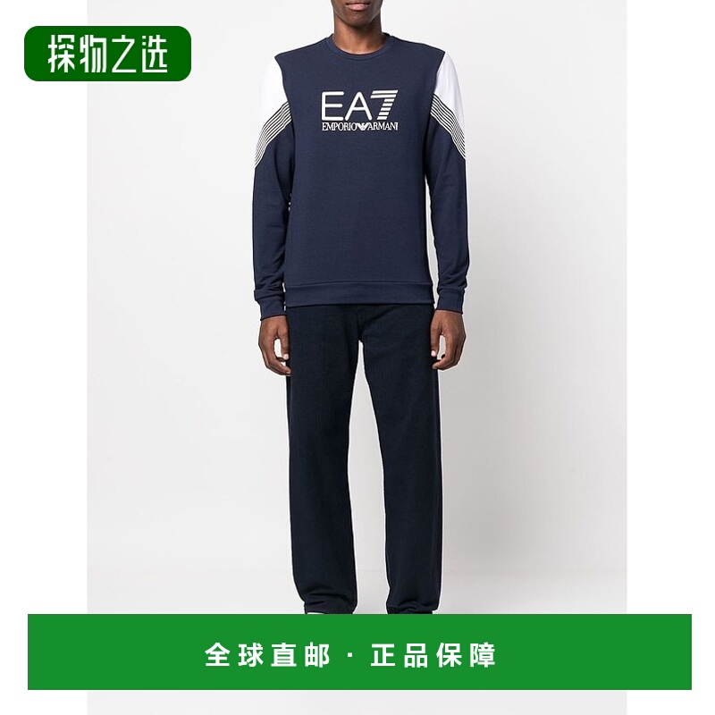 香港直邮EA7 Emporio Armani 圆领徽标卫衣 6LPM55PJ9FZ1554