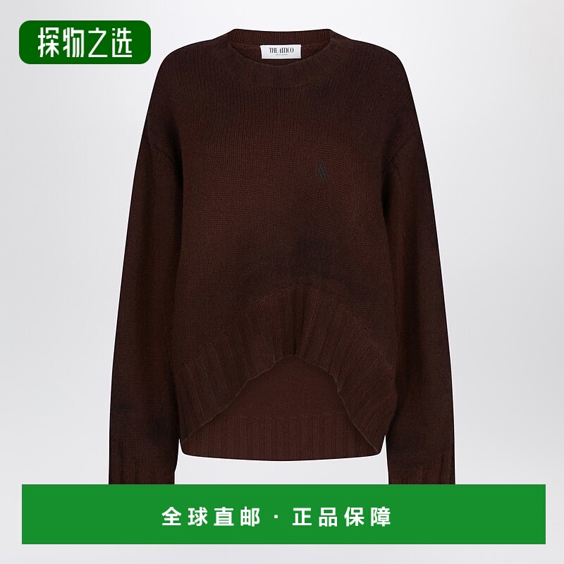 香港直邮The Attico 女士 棕色羊毛羊绒毛衣 251WCK00126KWS008S0
