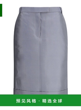 香港直邮Thom Browne 腰带环半身裙 FGCA35AF0989羊毛包臀裙