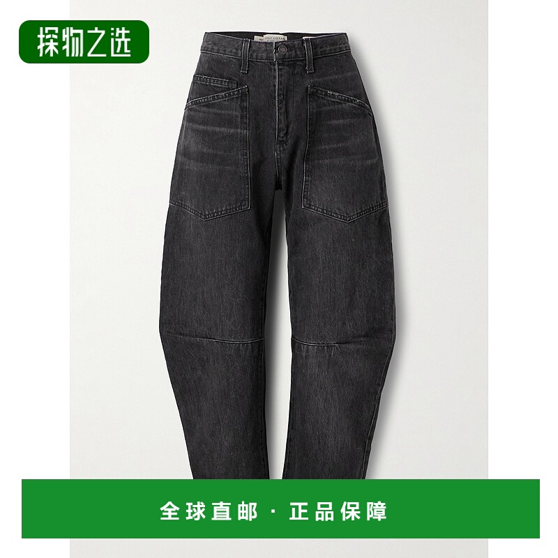 香港直邮NILI LOTAN 女士 Shon barrel-leg 中腰牛仔裤 10193W120