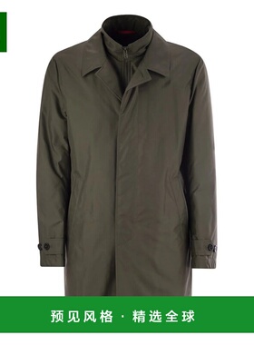 香港直邮FAY 男士夹克 NAM62490160AXXV801 SS2025 绿色 Double F