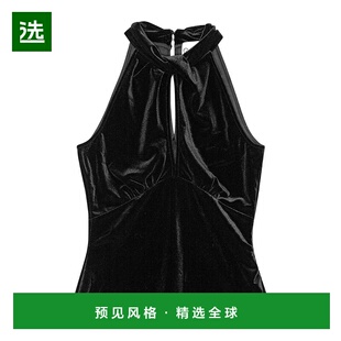 T4032挂脖性感 上衣 香港直邮Ganni 无袖