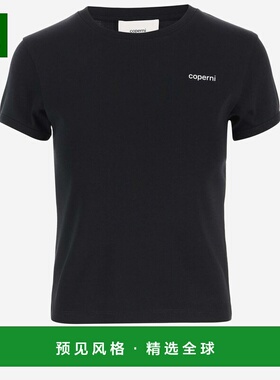 香港直邮COPERNI 女士T恤 COPJS07F5012BLKWHT CO 黑色 T-SHIRT