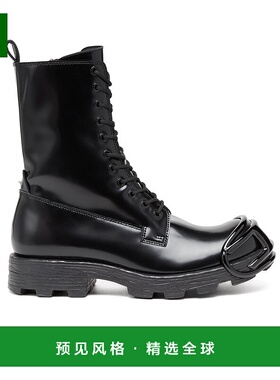 香港直邮Diesel D-Hammer-皮革靴子 Y03228P4471