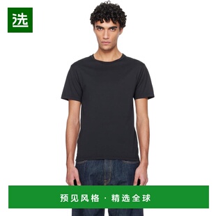 1h可退 香港直邮Rier 男士 黑色 Fitted T 恤 TSH20JCO 舒适时尚