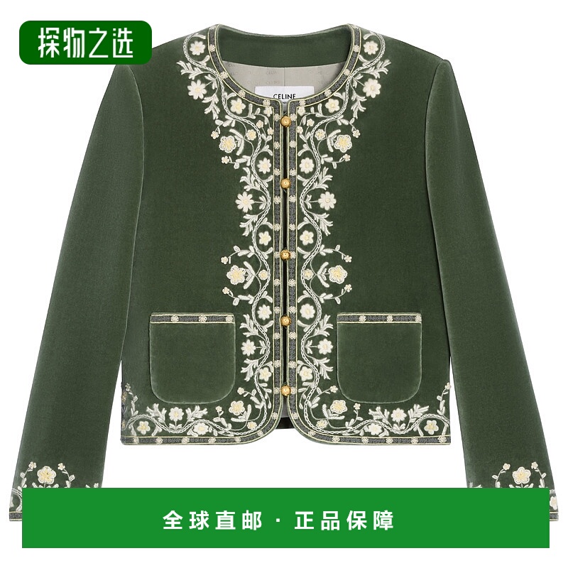 1h可退 欧洲直邮CELINE 赛琳 思琳 25秋冬  CEL3MW39BRW 女士 夹