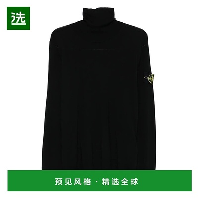 香港直邮Stone Island 石头岛 男士 標誌貼片高領套頭衫 K2S15510