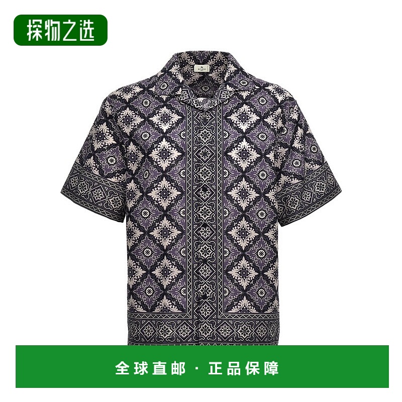 香港直邮Etro 艾特罗 男士 短袖衬衫 MRIC001399SP554