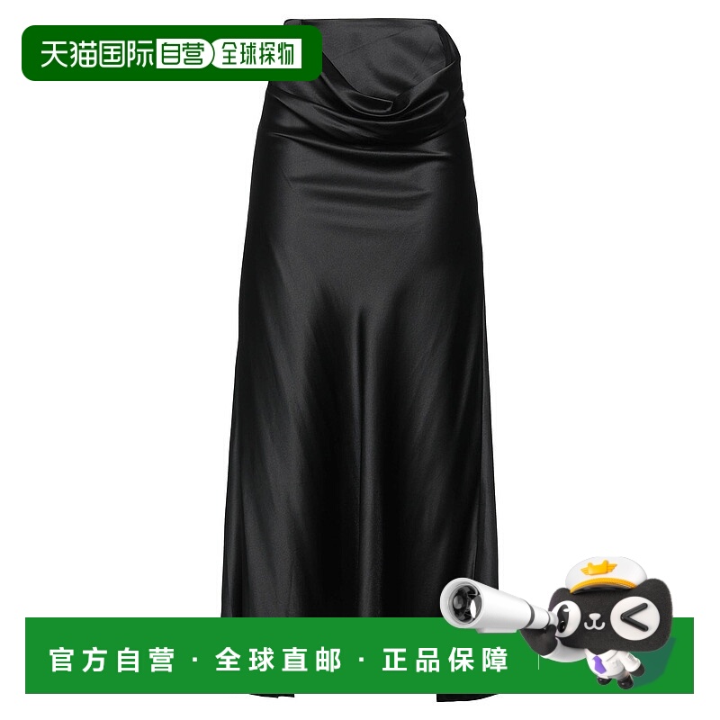 1h可退 香港直邮J.W. Anderson 女士 长款半身裙 black黑色 舒适