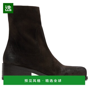 1h可退 香港直邮marsell 男士 棕色 Cassello 踝靴 MM4340P024