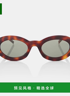 香港直邮Saint Laurent 圣罗兰 女士 SL M136 椭圆形太阳眼镜