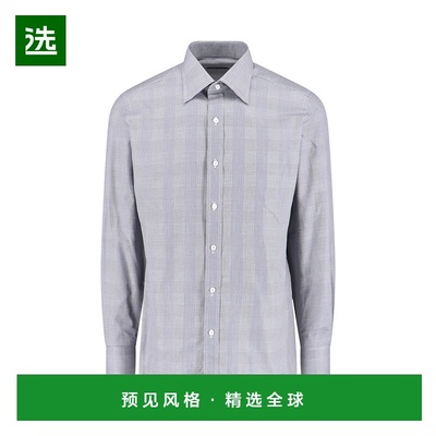 1h可退 香港直邮Tom Ford 汤姆·福特 男士 黑色衬衫 HSBC01CGP96