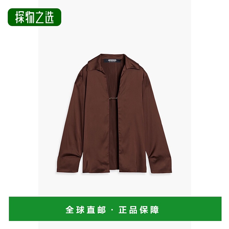 香港直邮Jacquemus 女士 精饰缎面上衣 213SH1031000880