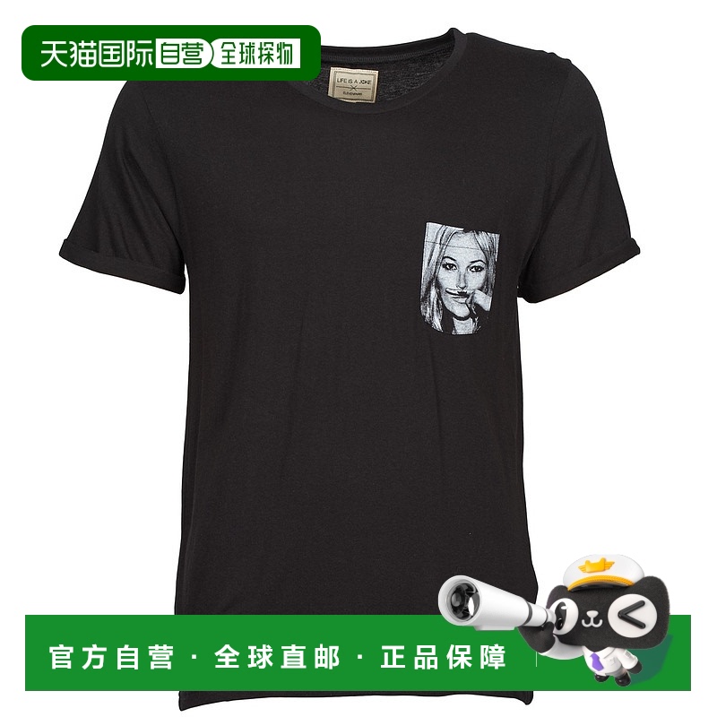 欧洲直邮Eleven Paris 男士 KMPOCK 短袖T恤 黑色