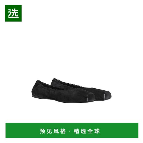 1h可退 香港直邮Alaïa 女士 芭蕾平底鞋 3A070CK324 black黑色 舒
