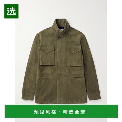 1h可退 香港直邮Gabriela Hearst 男士 Darwin M64 宽松款绒面革