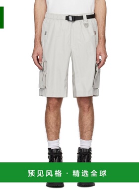 1h可退 香港直邮C2H4 男士 灰褐色运动短裤 R001X021 grey灰色 舒