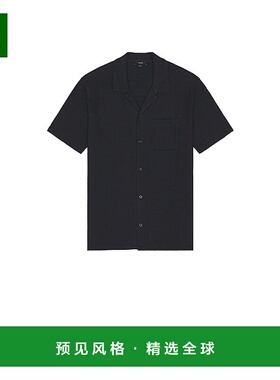 1h可退 香港直邮VINCE 男士 Cabana 绉条纹衬衫 M010709939A